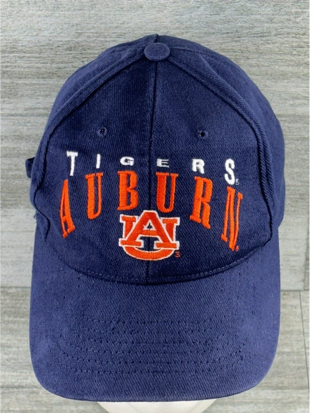 VTG Auburn Tigers Twins Enterprise USA Made Strap Back Dad Hat Cap AU War Eagle